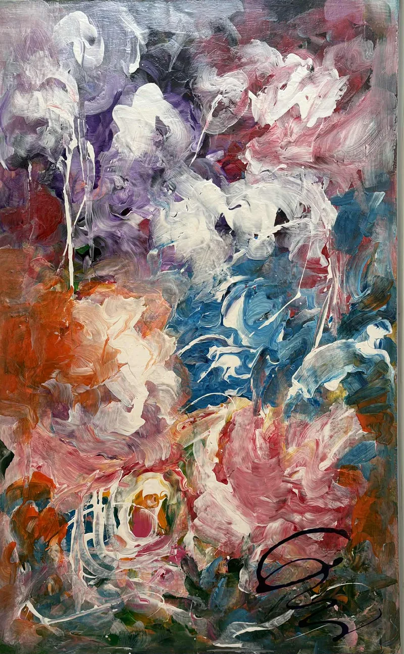 25P005 Dancing Florals