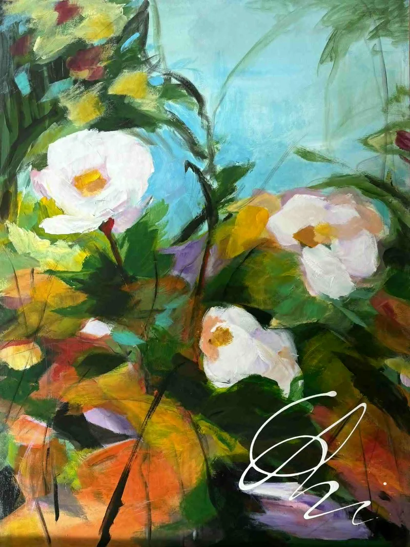 25P011 Blooming Serenity