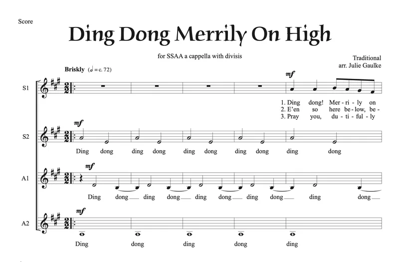 Ding Dong Merrily On High