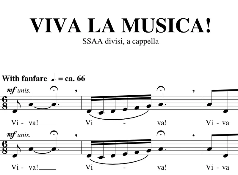 Viva La Musica! (by David L Brunner)