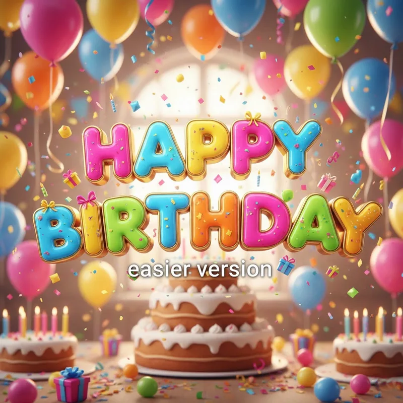 Happy Birthday SSAA easier (arr. Julie Gaulke)