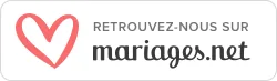 Logo de Mariages. net, site référence pour tout couple cherchant un prestataire pour leur mariage