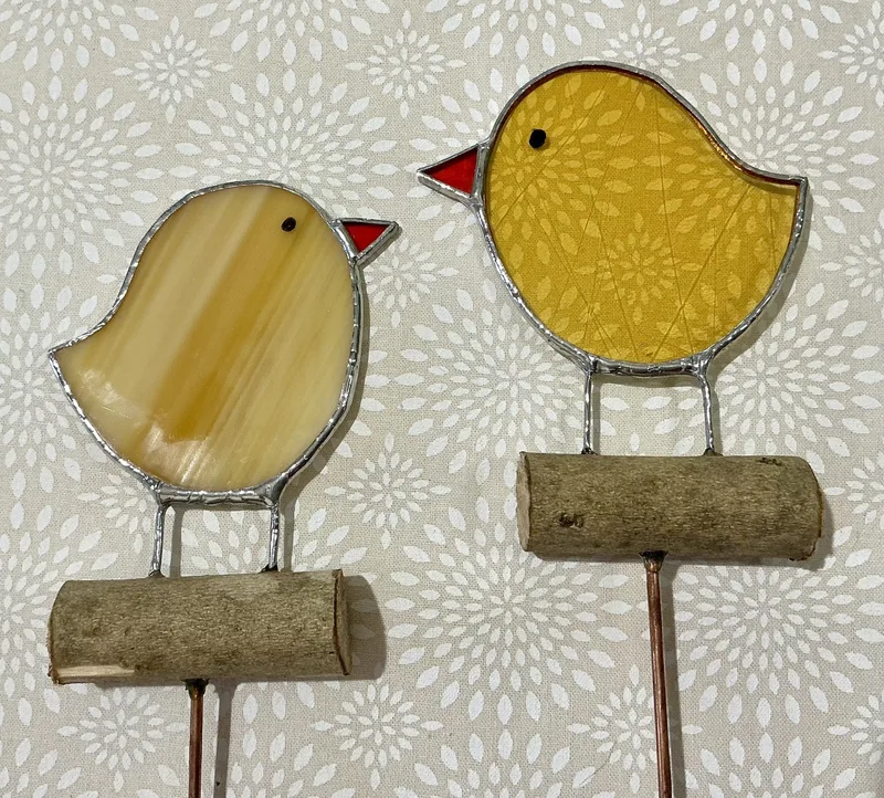 Chicks on sticks