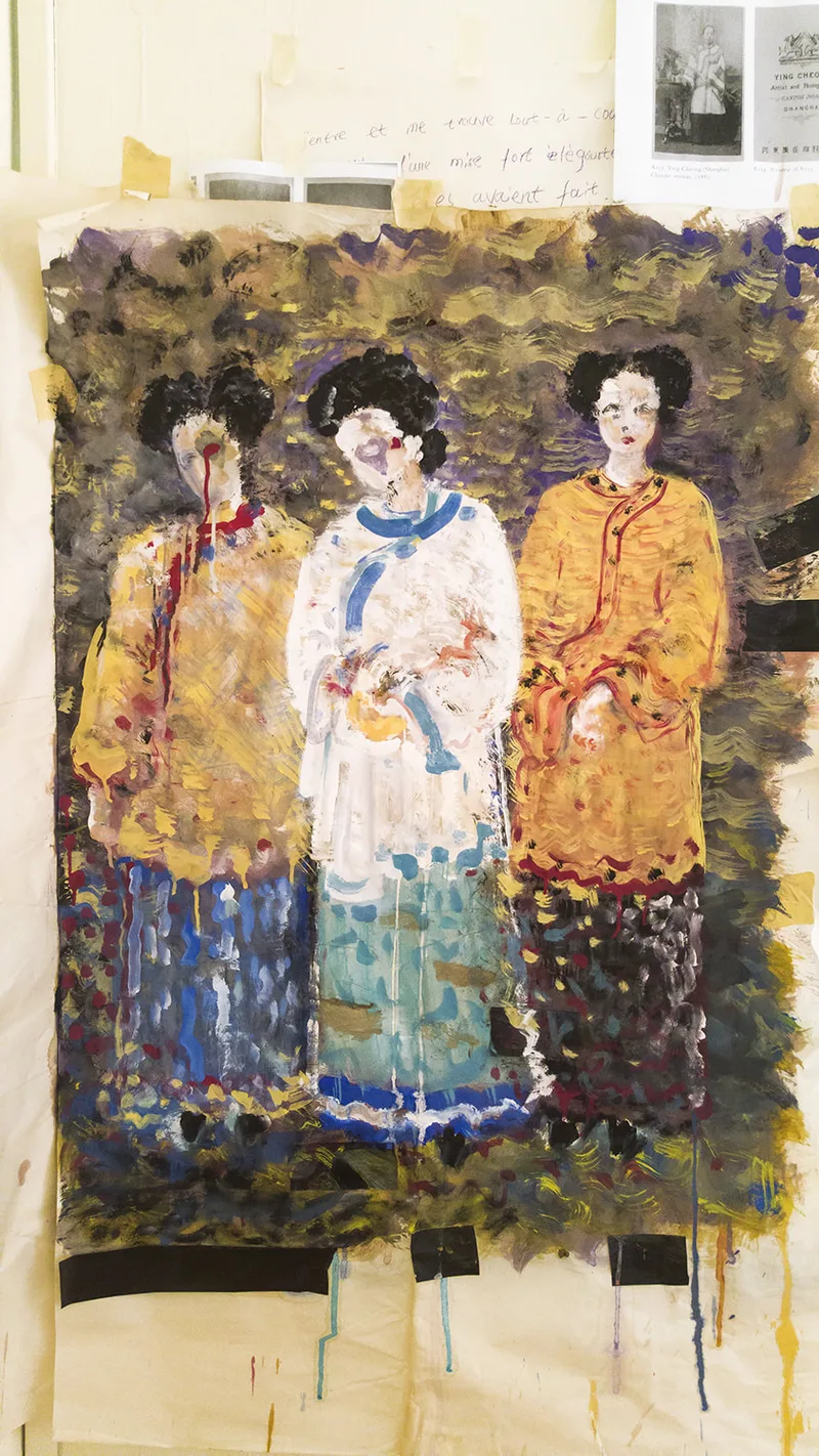 Group of young ladies, country house of Paw ssé chen - 5 November 1844