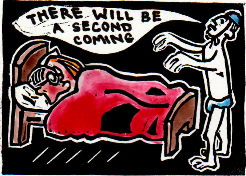 We haven't seen the last of Tony Abbott. Cartoon by Natasha Williams-Novak