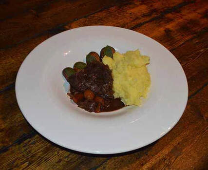 ​Beer braised beef cheeks