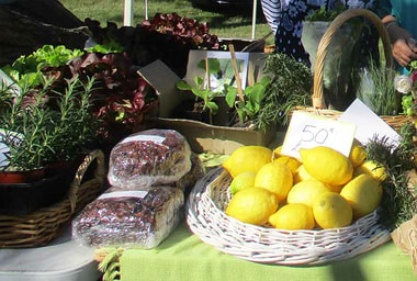 A market with a heart