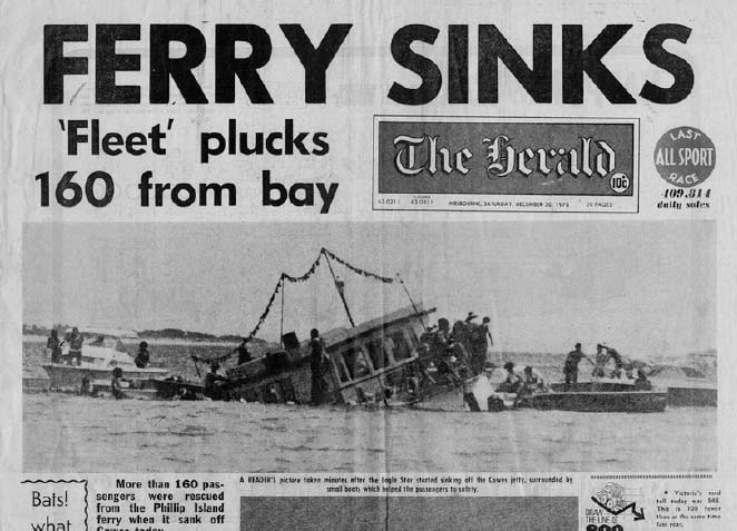 The sinking of the Eagle Star