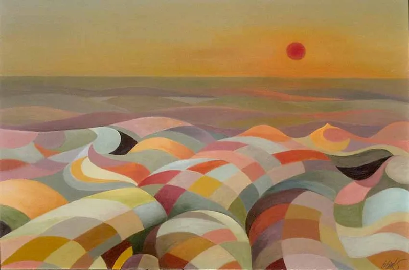 Figures in a Seascape by Bill Binks