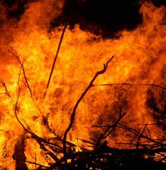 It's funny about the fire