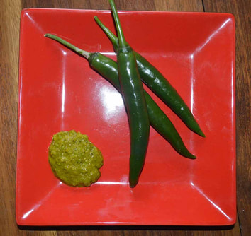 Green curry paste