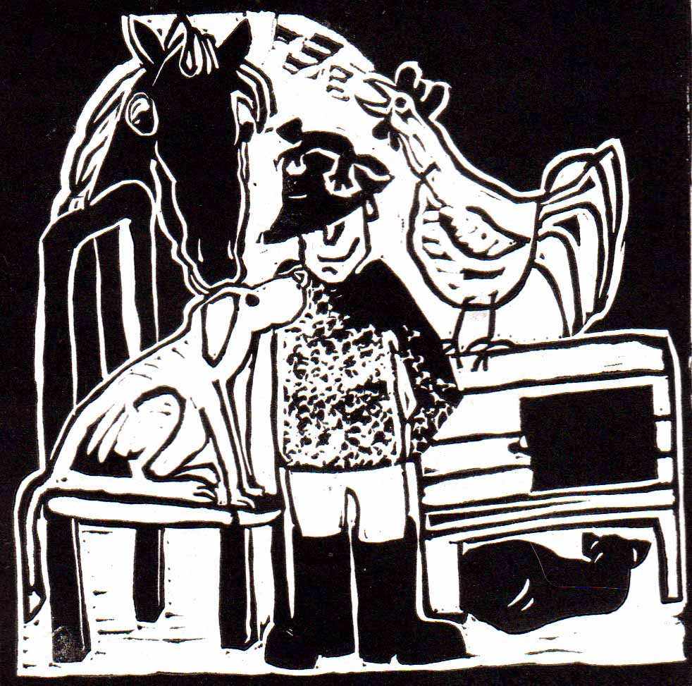 Michael of Krowera. Cartoon by Natasha Williams-Novak