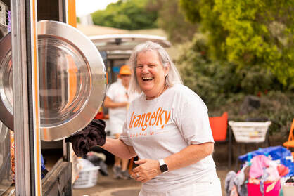 Laundry on wheels