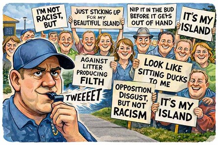 I'm not racist but ...
