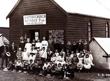 Miss Somerset teaches in Tent Town