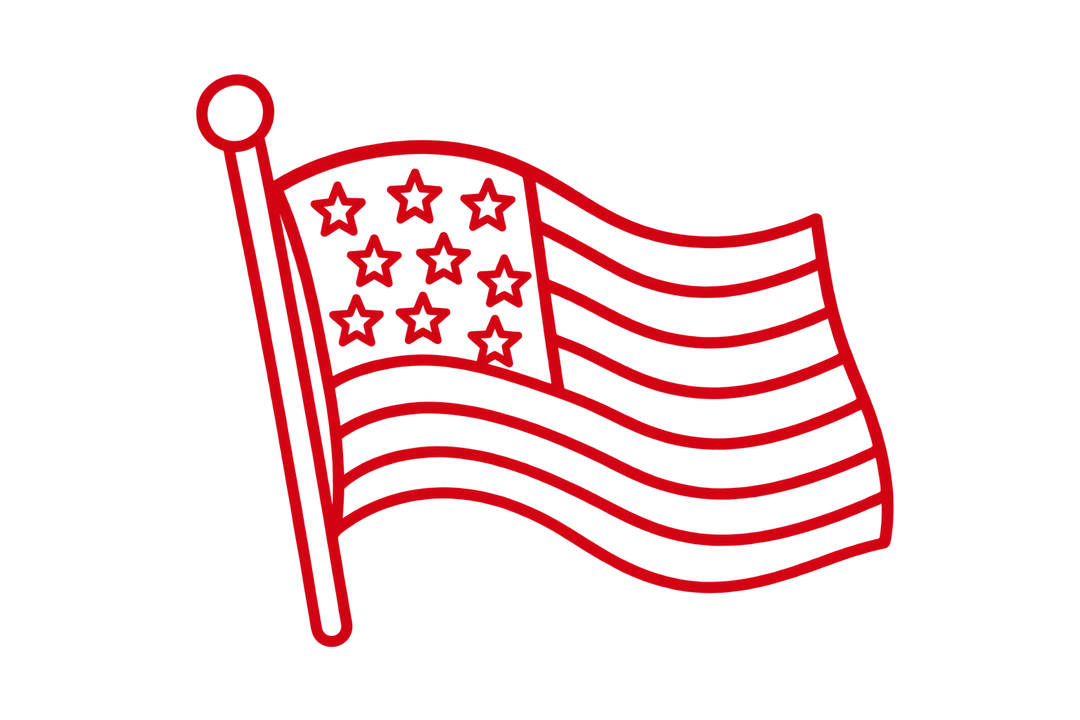 REDline usa flag