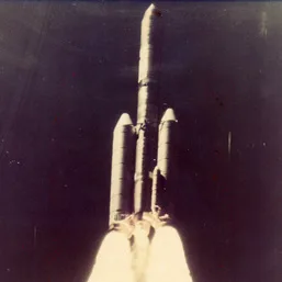 Hexagon military satellite's initial launch in 1972 on a Titan-3D booster