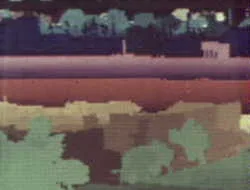 Early example image of distance imaging by laser radar