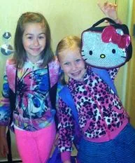 Gwen & Jane Carey back to school in 2013