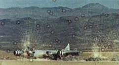 Flight test of submunition array dispensed from autonomous Tomahawk cruise missile