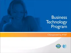 Title page for Business Technology Program 9-minute Overview