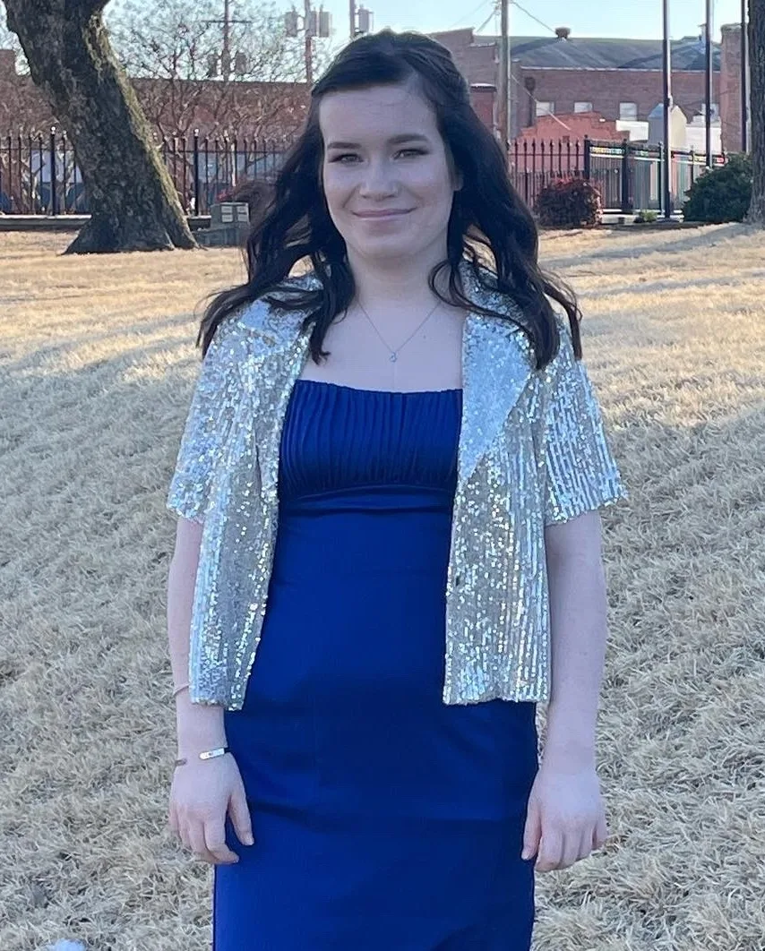Clara James Irby heading to her Prom in 2023
