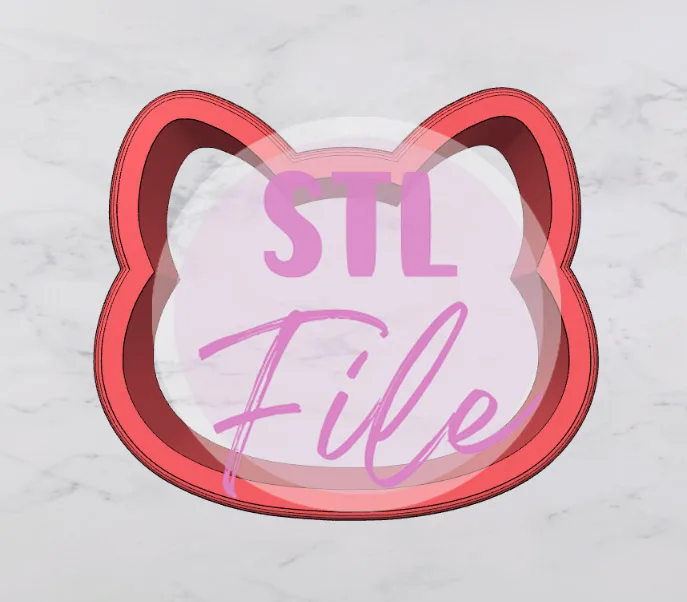 Cat Face - STL File