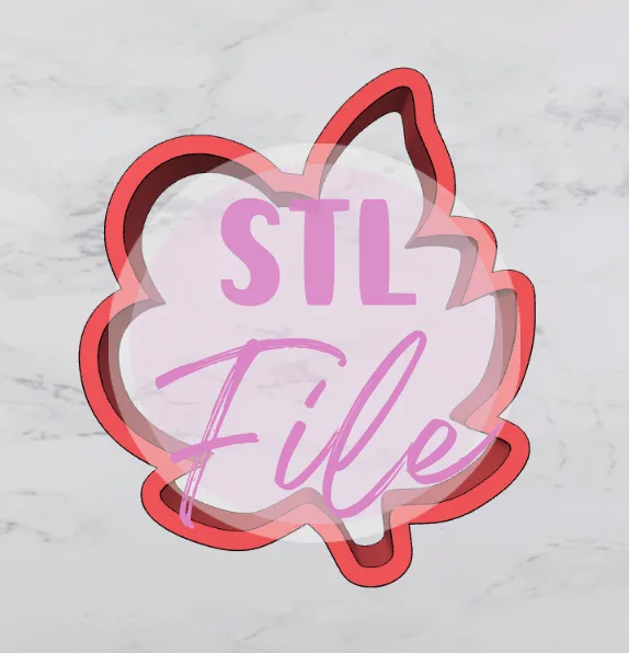 Floral Sprig - STL File