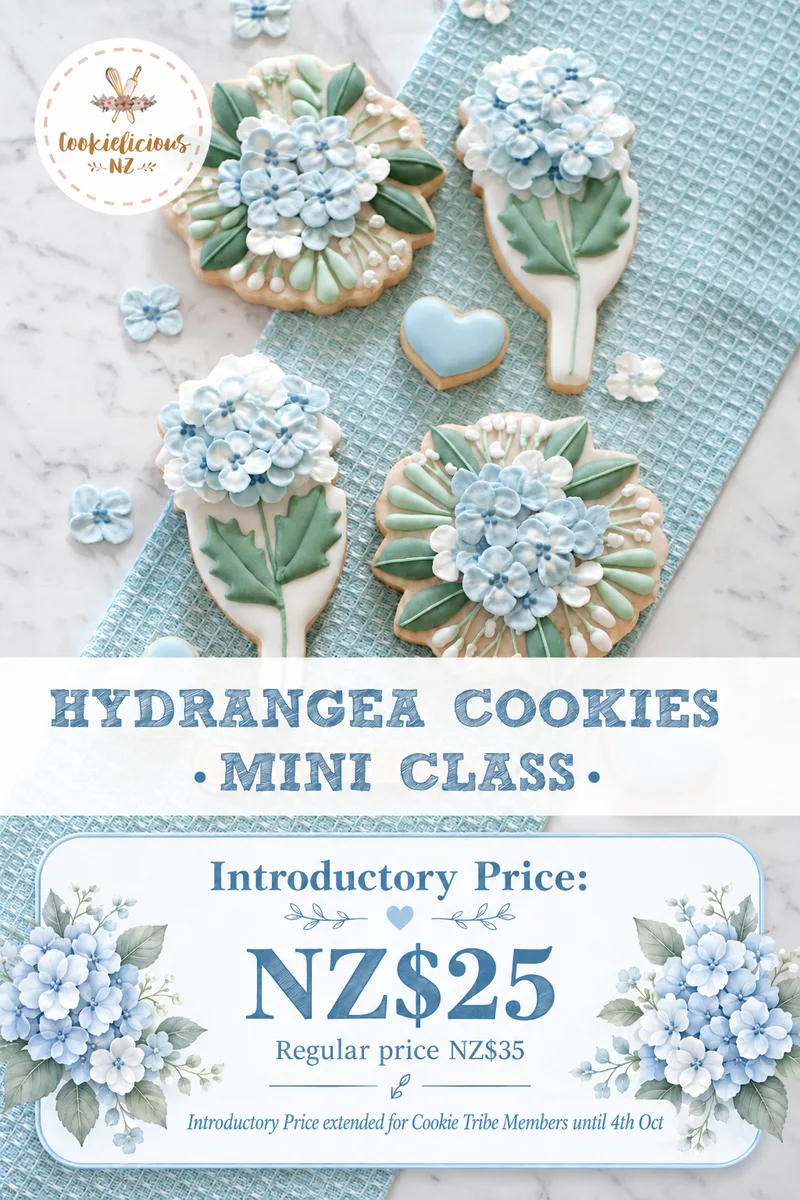 Mini Class - Hydrangea Cookies