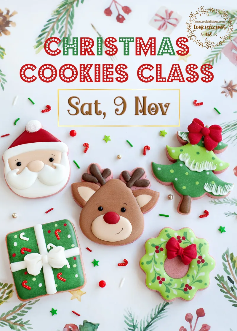 Sat, 9 Nov ~ Christmas Cookie Decorating Class