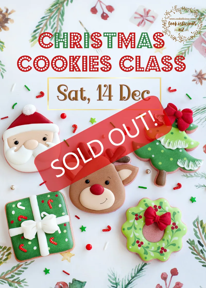 Sat, 14 Dec ~ Christmas Cookie Decorating Class