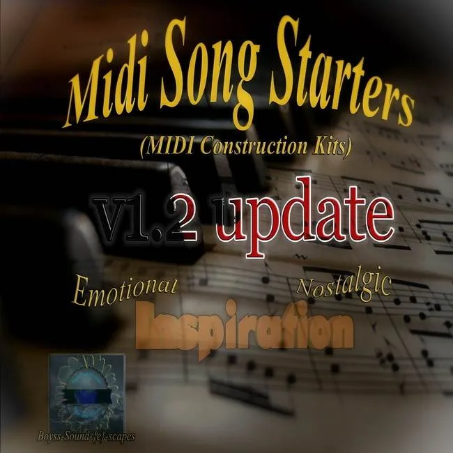 Midi Song Starters chord progressions melodies