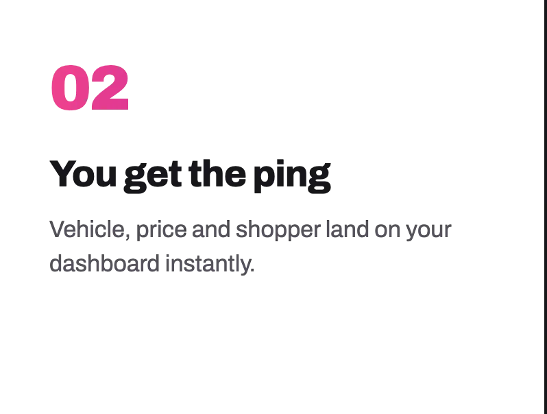 Step 02 - You get the ping