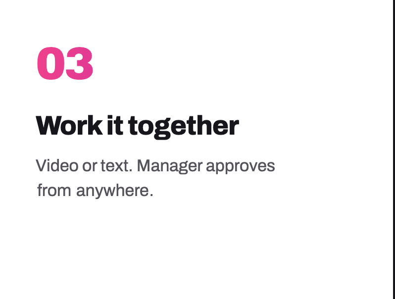 Step 03 - Work it together