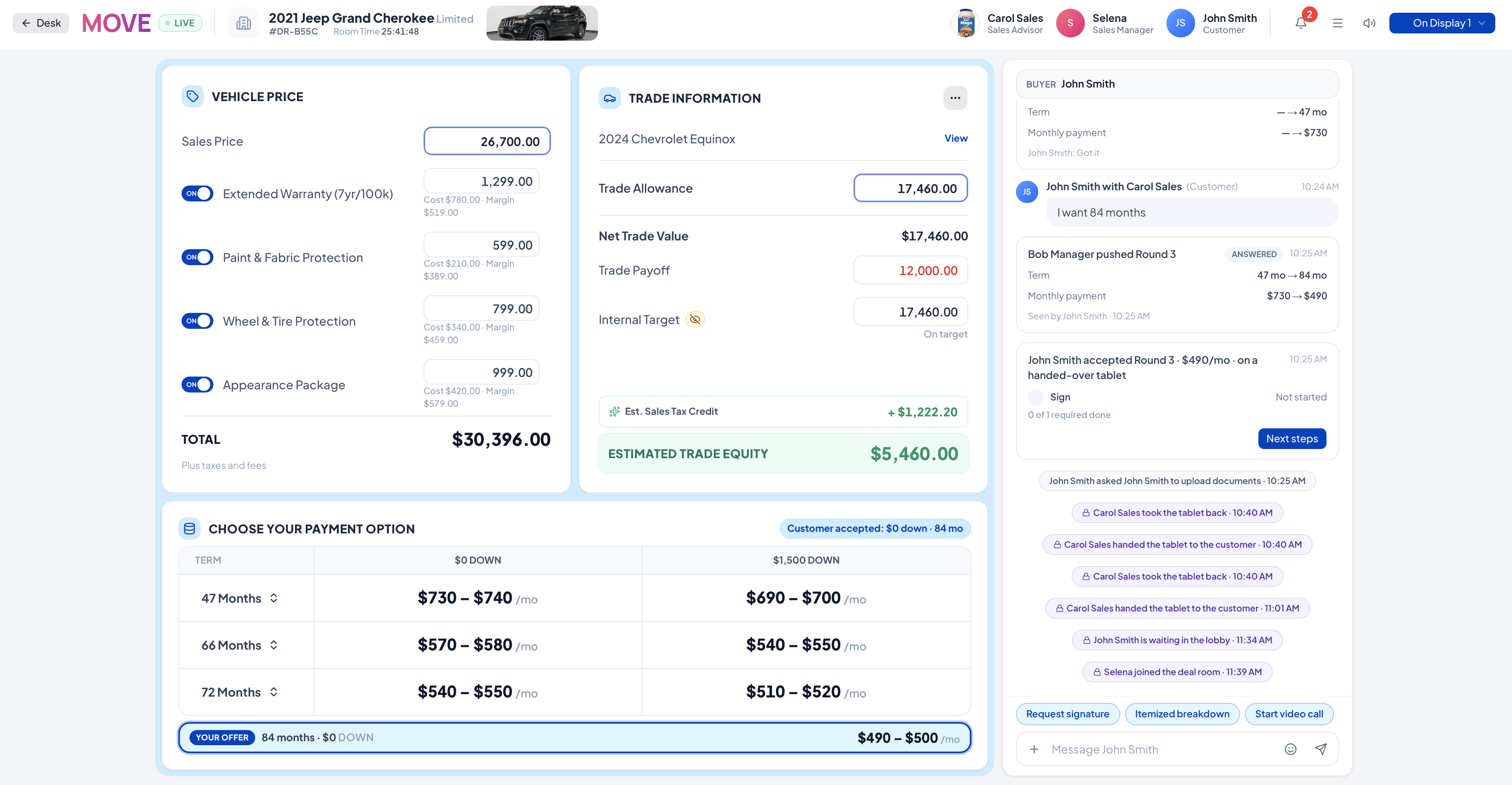 MOVE Deal Dashboard