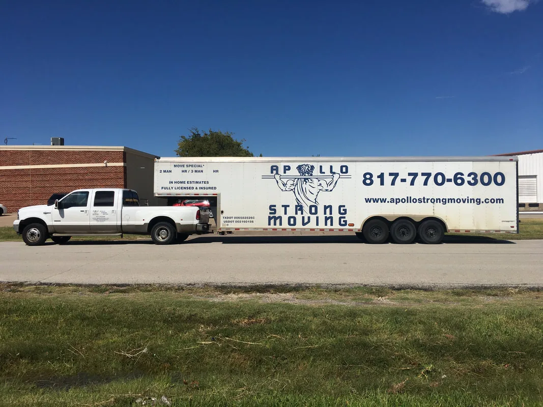 apollo strong moving with 35ft moving truck is an affordable moving company in arlington tx