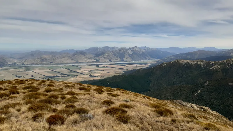 Mt Dumblane view towards Lewis Pass