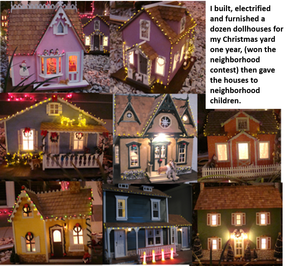 Decorating Dollhouse for Christmas