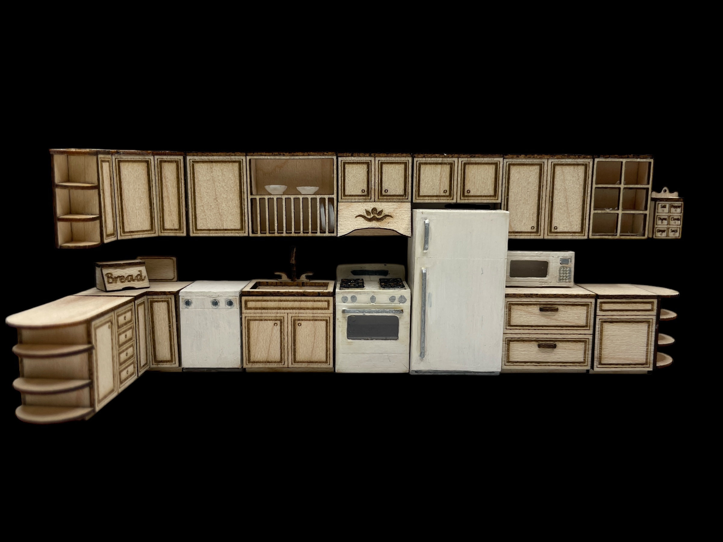 1:48 Kitchen Cabinets