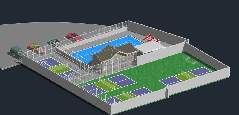 3D render of facility upgrades