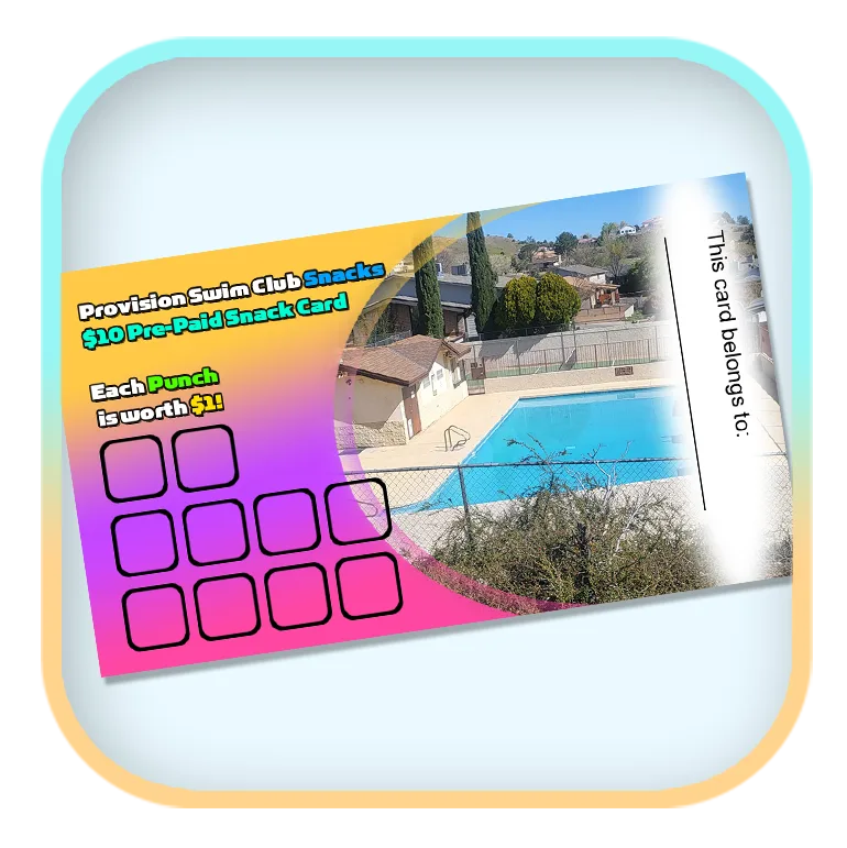 Prepaid Snack Card