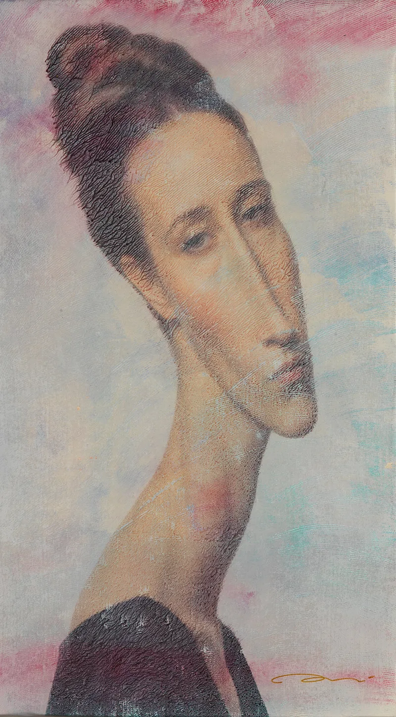 1915 Modigliani #2 74x42 cm