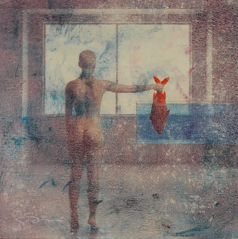 1919 The fish Factory  65x65 cm