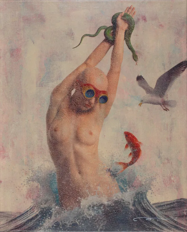 1971 THE BRAINCHILD 90x80 cm
