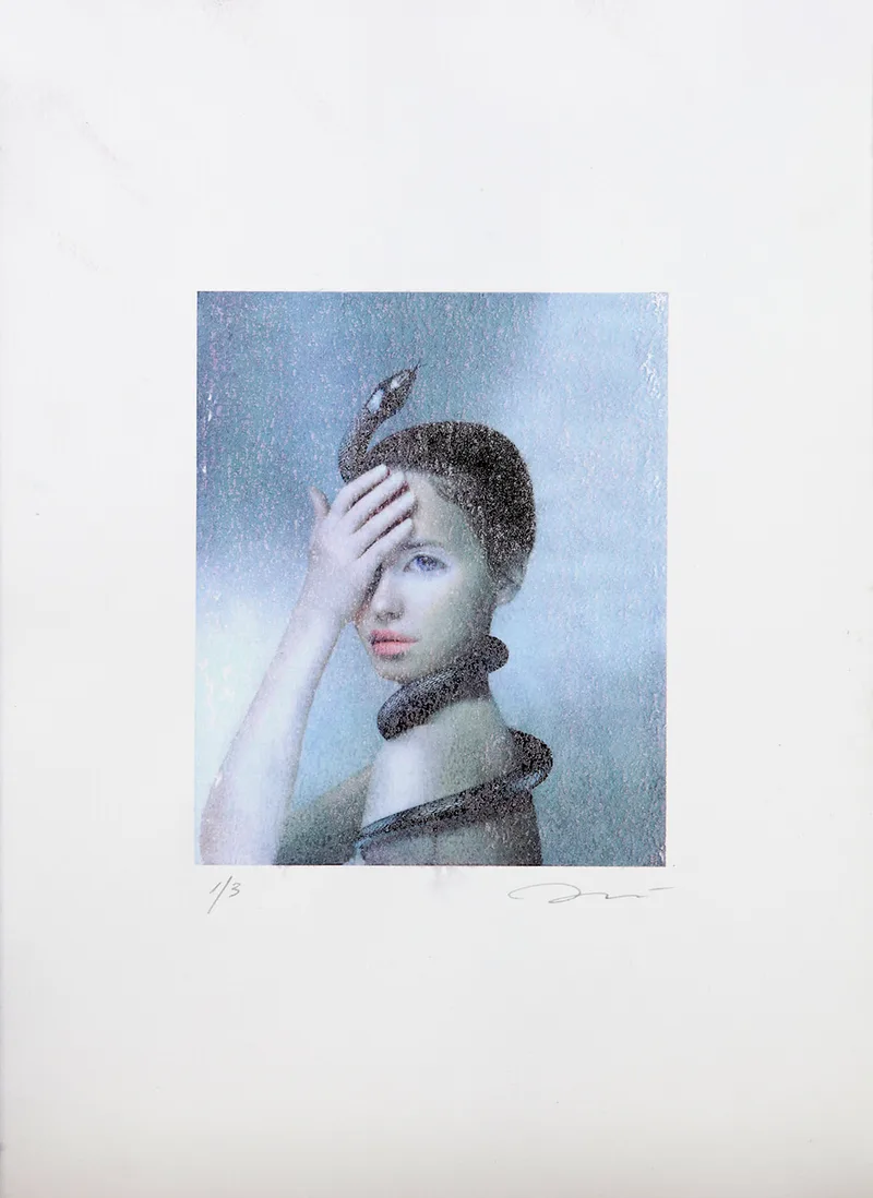 TEMPTATION LITHOGRAPH  SIGNED