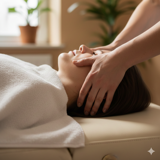 Osteopath in Horley providing manual therapy and stretching for a patient's back pain.