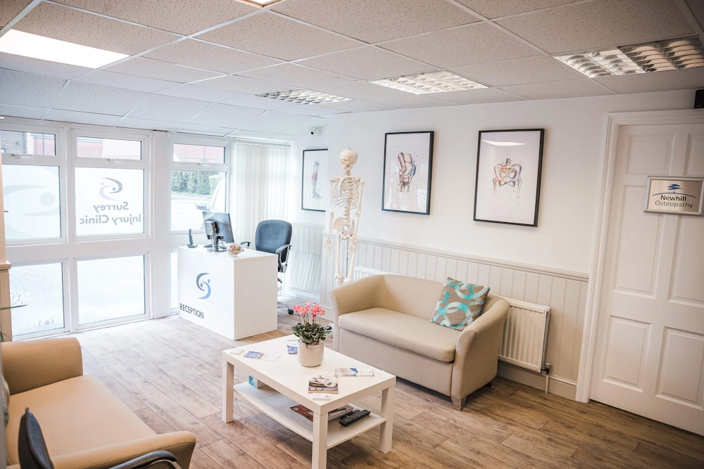 Clinic room at Newhill Osteopathy