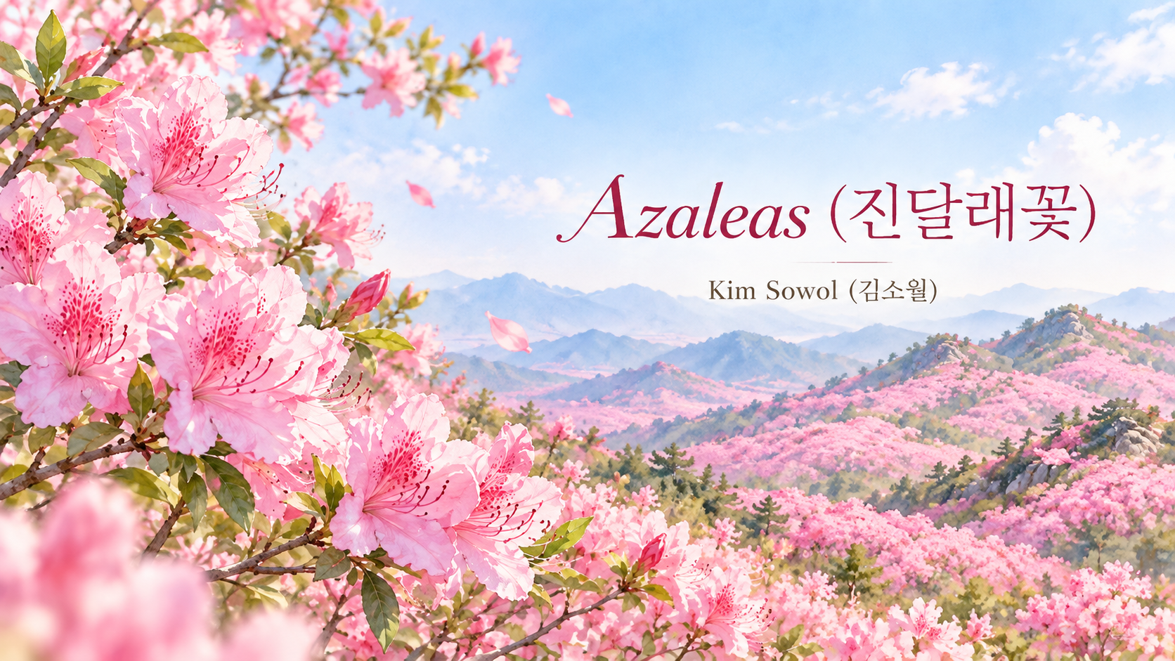 Azaleas (진달래 꽃)