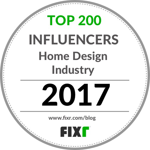 Fixr Top 200 Influencers in the home design industry 2017 badge