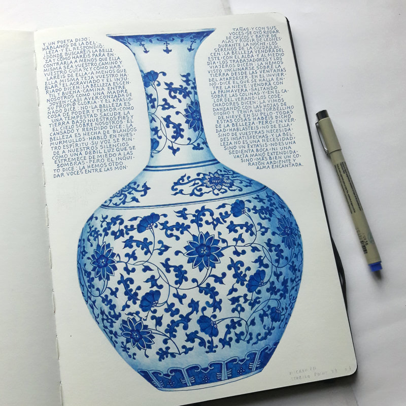 VASE IN BLUE